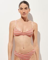 J.Crew - Odessa Scrunchie Bikini Top - Lyst