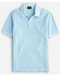 J.Crew - Tall Washed Piqué Polo Shirt - Lyst