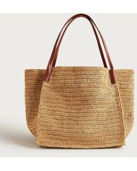 J.Crew - Large Handknotted Packable Tote Bag - Lyst