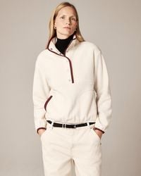 J.Crew - Warm-Up Fleece Pullover - Lyst