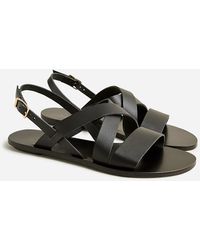 J.Crew - Carsen Made-In-Italy Slingback Sandals - Lyst