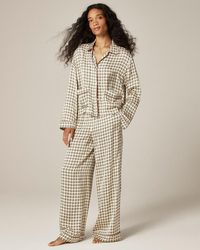 J.Crew - Soft-Shine Long-Sleeve Pajama Pant Set - Lyst