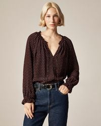 J.Crew - Popover Top - Lyst