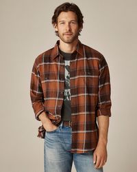 J.Crew - Cotton-Hemp Blend Twill Workshirt - Lyst