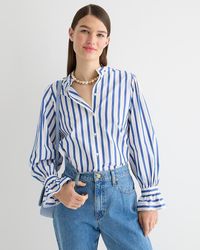 J.Crew - Long-Sleeve Button-Up With Ruffle Cuffs - Lyst