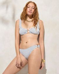 J.Crew - Ronnie O-Ring Scrunchie Bikini Bottom - Lyst