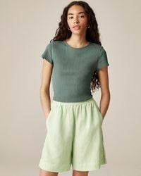 J.Crew - Pointelle Short-Sleeve T-Shirt - Lyst