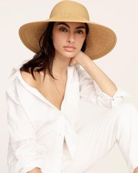 J.Crew - Textured Summer Straw Hat - Lyst