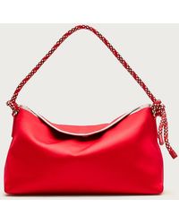 J.Crew - Berkeley Small Satin Shoulder Bag With Rope Strap - Lyst