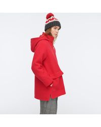 J.Crew Swing Coat In Italian Stadium-cloth Wool - Brown