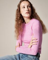 J.Crew - Carolyn Fitted Crewneck Sweater - Lyst
