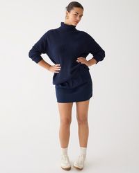 J.Crew - Cotton-Blend Ribbed Turtleneck Sweater - Lyst