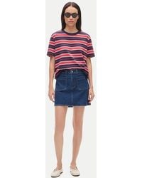 J.Crew - Tall Denim Mini Skirt With Patch Pockets - Lyst
