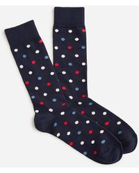 J.Crew - Medium-Dot Cotton Socks - Lyst