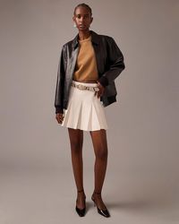 J.Crew - Pleated Mini Sweater-Skirt - Lyst