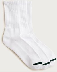 J.Crew - Athletic Crew Socks With Coolmax Technology Three-Pack - Lyst