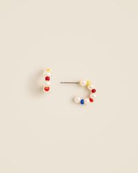 J.Crew - Freshwater Pearl And Bead Earrings - Lyst