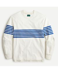 1984 rugby crewneck in chest stripe