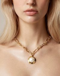 J.Crew - Domed Pendant Necklace - Lyst