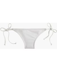 J.Crew String Hipster Bikini Bottom - White