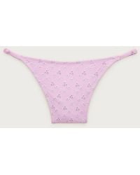 J.Crew - '90S No-Tie Eyelet String Bikini Bottom - Lyst