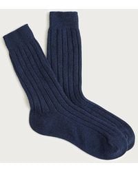 J.Crew - Ribbed Cashmere-Blend Socks - Lyst