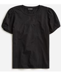 J.Crew - Broken-In Jersey Puff-Sleeve T-Shirt - Lyst