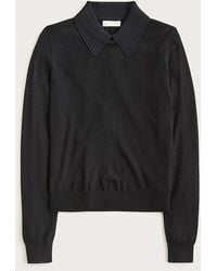 J.Crew - Carolyn Collared Sweater - Lyst