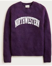 J.Crew - '47 X Brushed Wool Northwestern Sweater - Lyst
