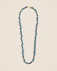 J.Crew - Long Beaded Necklace - Lyst