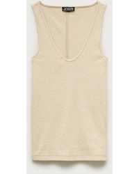 J.Crew - Perfect Rib V-Neck Tank Top - Lyst