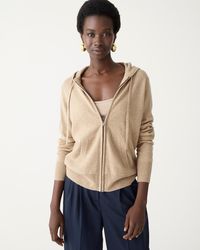 J.Crew - Cashmere Full-Zip Sweater-Hoodie - Lyst