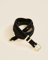 J.Crew - Thin Suede Belt - Lyst