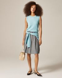 J.Crew - Cashmere Cable-Knit Sweater Shell With Contrast Trim - Lyst