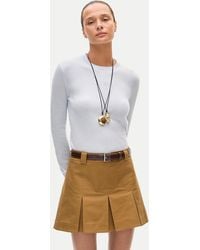 J.Crew - Tall Pleated Mini Skirt - Lyst