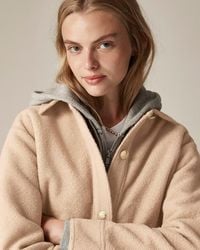 J.Crew - Bouclé Shirt-Jacket - Lyst