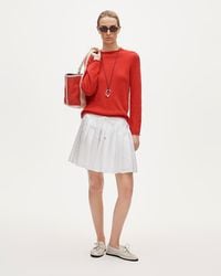 J.Crew - Tall Drawstring Pleated Mini Skirt - Lyst