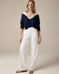 J.Crew - Tall Pleated Button-Front Pant - Lyst