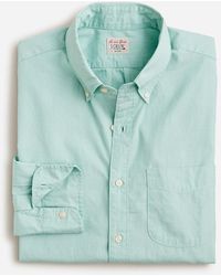 J.Crew - Secret Wash Cotton Poplin Shirt - Lyst