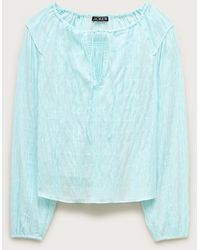 J.Crew - Tie-Front Popover Top - Lyst