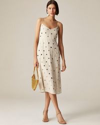 J.Crew - Collection Slip Dress With Mirror Embellishments - Lyst