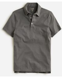 J.Crew - Sueded Cotton Polo Shirt - Lyst