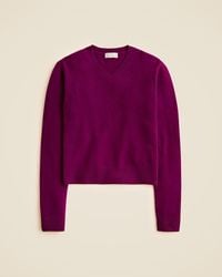 J.Crew - Cashmere High V-Neck Sweater - Lyst