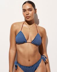 J.Crew - Lettuce-Trim String Bikini Top - Lyst