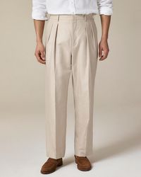J.Crew - Relaxed-Fit Double-Pleated Trouser - Lyst