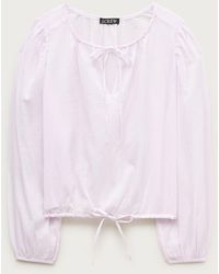 J.Crew - Drawstring-Waist Top - Lyst