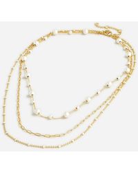 J.Crew - Dainty-Plated Layered Necklace - Lyst
