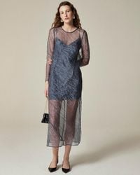 J.Crew - Collection Layered Sheath Dress - Lyst