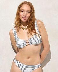 J.Crew - Claudia O-Ring Scrunchie Bikini Top - Lyst