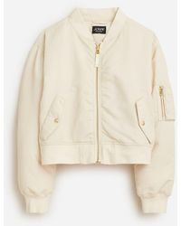 J.Crew - Collection Ruched Bomber Jacket - Lyst